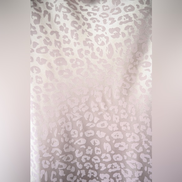 Bebe Cowl Neck NWT Leopard Pink Satin Dress - Picture 6 of 9